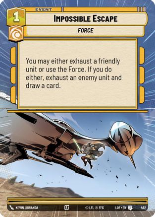 Impossible Escape (482) (Hyperspace) (482) [Legends of the Force]