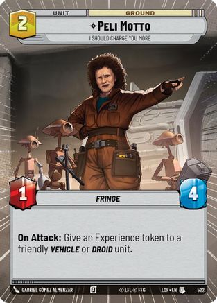 Peli Motto - I Should Charge You More (522) (Hyperspace) (522) [Legends of the Force]