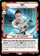 Rey - With Palpatine's Power (650) (Foil) (650) [Legends of the Force]