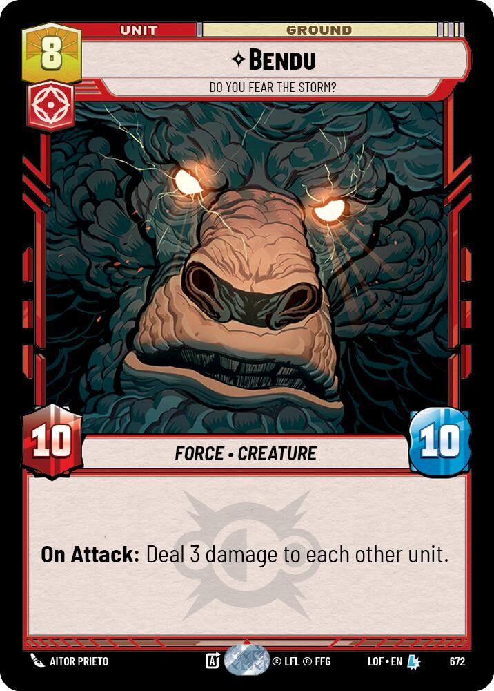 Bendu - Do You Fear the Storm? (672) (Foil) (672) [Legends of the Force]