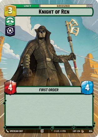 Knight of Ren (824) (Hyperspace Foil) (824) [Legends of the Force]
