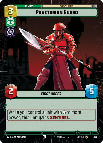 Praetorian Guard (825) (Hyperspace Foil) (825) [Legends of the Force]