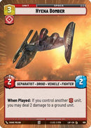 Hyena Bomber (898) (Hyperspace Foil) (898) [Legends of the Force]