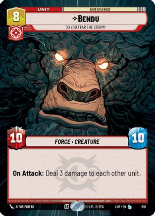 Bendu - Do You Fear the Storm? (910) (Hyperspace Foil) (910) [Legends of the Force]