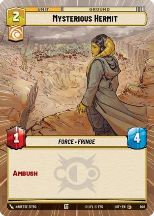Mysterious Hermit (948) (Hyperspace Foil) (948) [Legends of the Force]