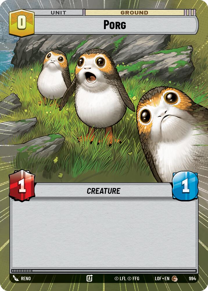Porg (994) (Hyperspace Foil) (994) [Legends of the Force]