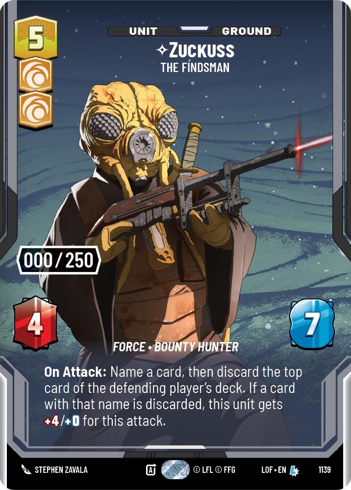 Zuckuss - The Findsman (1139) (Serialized) (1139) [Legends of the Force]