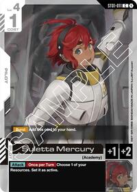 Suletta Mercury (ST01-011) [Starter Deck 01: Heroic Beginnings]