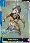 Kai's Resolve (C+) (ST01-013) [Starter Deck 01: Heroic Beginnings]