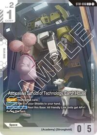 Asticassia School of Technology, Earth House (C+) (ST01-016) [Starter Deck 01: Heroic Beginnings]