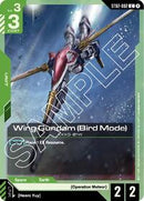 Wing Gundam (Bird Mode) (ST02-002) [Starter Deck 02: Wings of Advance]