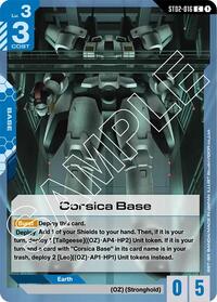 Corsica Base (ST02-016) [Starter Deck 02: Wings of Advance]