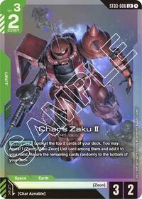 Char's Zaku II (ST03-006) [Starter Deck 03: Zeon's Rush]