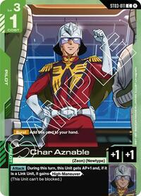 Char Aznable (ST03-011) [Starter Deck 03: Zeon's Rush]
