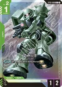 Zaku II (C+) (ST03-008) [Starter Deck 03: Zeon's Rush]