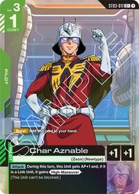 Char Aznable (C+) (ST03-011) [Starter Deck 03: Zeon's Rush]