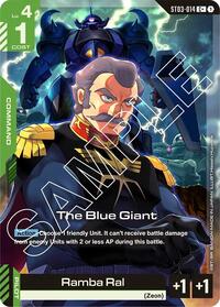 The Blue Giant (C+) (ST03-014) [Starter Deck 03: Zeon's Rush]
