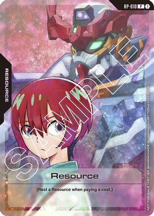 Resource (RP-010) (Mobile Suit Gundam GQuuuuuuX) (RP-010) - Promotional Resource Tokens Holofoil