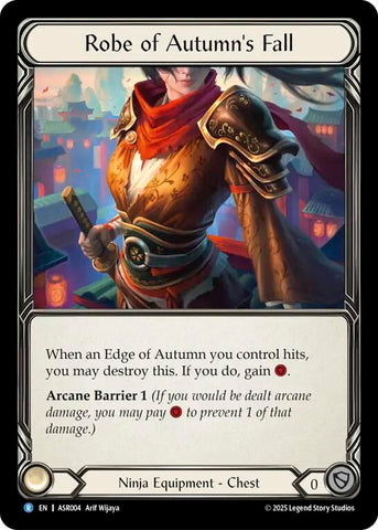 Robe of Autumn's Fall [ASR004] (Armory Deck: Ira)  Rainbow Foil