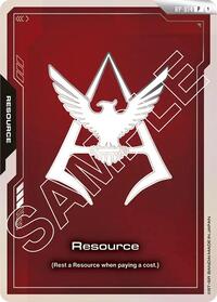 Resource (RP-014) (Char Aznable Emblem) (RP-014) [Promotional Resource Tokens]