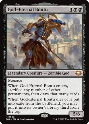 God-Eternal Bontu [Edge of Eternities Commander]