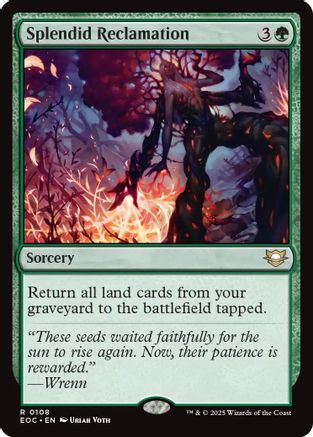 Splendid Reclamation [Edge of Eternities Commander]