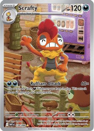 Scrafty (139/086) [Scarlet & Violet: White Flare]