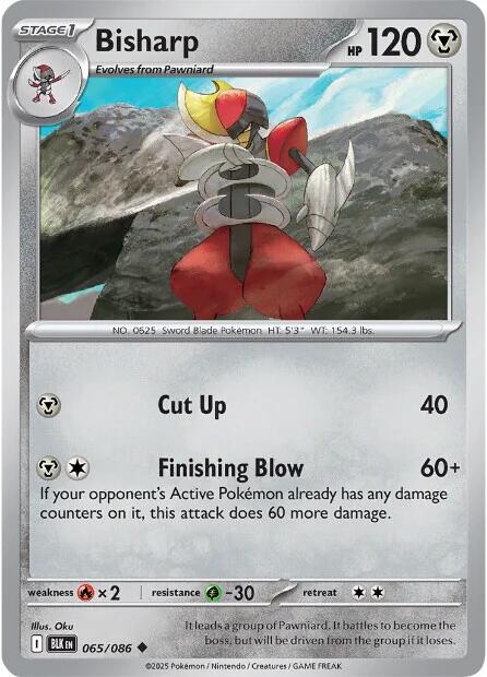 Bisharp (065/086) [Scarlet & Violet: Black Bolt]