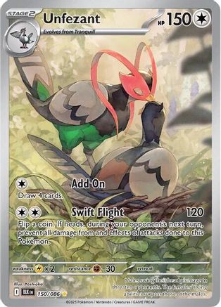 Unfezant (150/086) [Scarlet & Violet: Black Bolt]