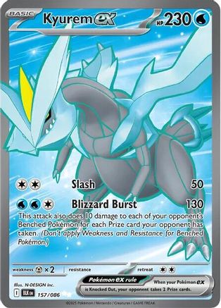 Kyurem ex (157/086) [Scarlet & Violet: Black Bolt]