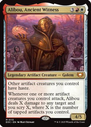 Alibou, Ancient Witness [Edge of Eternities Commander]