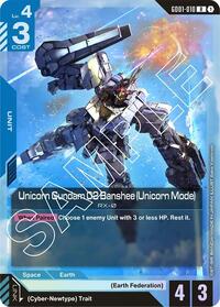 Unicorn Gundam 02 Banshee (Unicorn Mode) (GD01-010) [Newtype Rising]