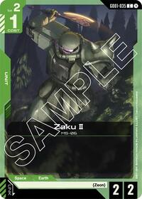 Zaku II (GD01-035) [Newtype Rising]