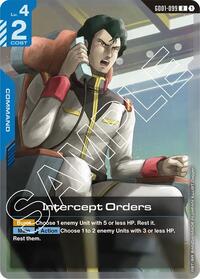 Intercept Orders (GD01-099) [Newtype Rising]