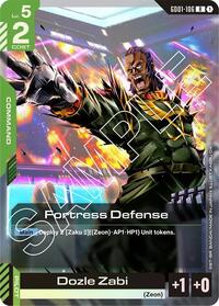 Fortress Defense (GD01-106) [Newtype Rising]