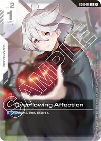 Overflowing Affection (Newtype Challenge 2025 Mission 1) (GD01-118) [Gundam Promotional Cards]