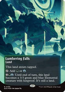 Lumbering Falls (0159) (Borderless) (Galaxy Foil) [Edge of Eternities: Stellar Sights]