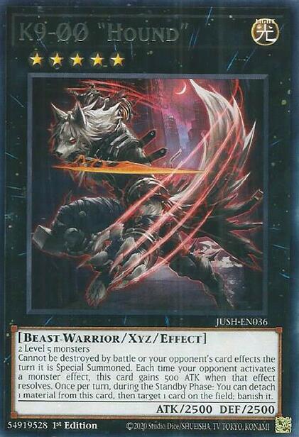 K9-00 "Hound" [JUSH-EN036] Rare