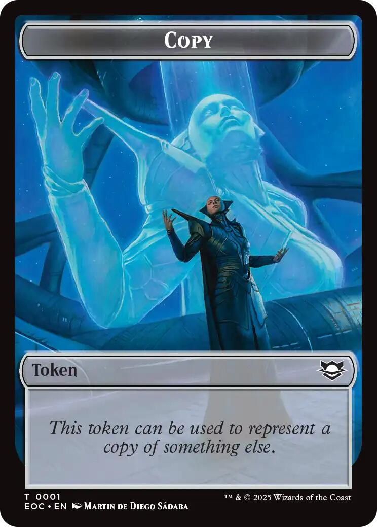 Copy // Pest Double-Sided Token [Edge of Eternities Commander Tokens]