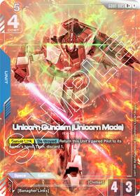 Unicorn Gundam (Unicorn Mode) (R+) (GD01-005) [Newtype Rising]