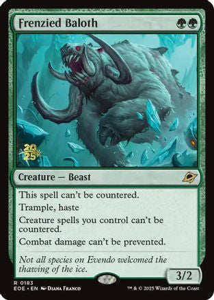 Frenzied Baloth [Edge of Eternities Prerelease Promos]