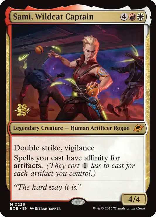 Sami, Wildcat Captain [Edge of Eternities Prerelease Promos]