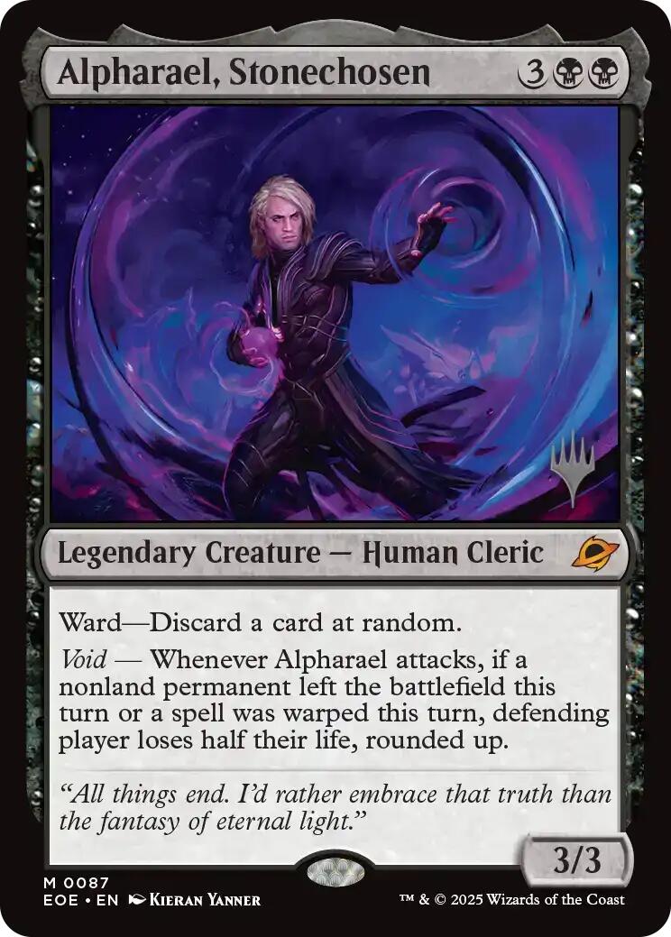 Alpharael, Stonechosen (Promo Pack) [Edge of Eternities Promo Pack]