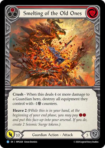 Smelting of the Old Ones [MPG028] (Mastery Pack Guardian)  Rainbow Foil