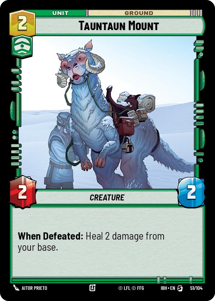 Tauntaun Mount (51/104) (51/104) [Intro Battle: Hoth]