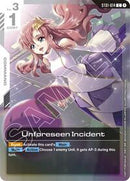 Unforeseen Incident (Store Tournament Participant Pack 01) (ST01-014) [Gundam Promotional Cards]