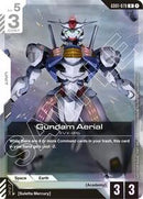 Gundam Aerial (Store Tournament Participant Pack 01) (GD01-070) [Gundam Promotional Cards]