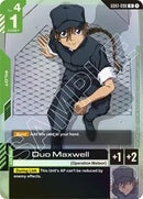 Duo Maxwell (Store Tournament Participant Pack 01) (GD01-090) [Gundam Promotional Cards]