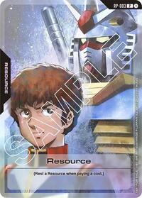 Resource (RP-003) (Mobile Suit Gundam) (RP-003) [Promotional Resource Tokens]