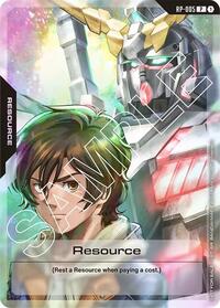 Resource (RP-005) (Mobile Suit Gundam Unicorn) (RP-005) [Promotional Resource Tokens]
